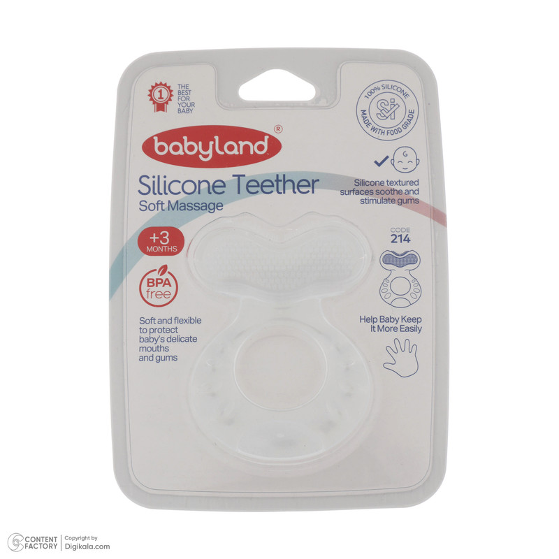 دندان گیر کودک بیبی لند طرح ماهی کد 214