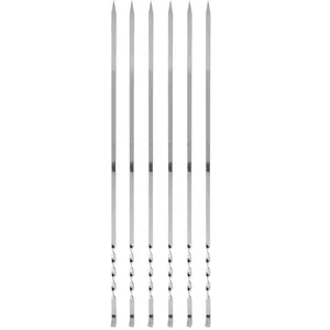 Steel Chicken Skewer Twisty Pack Of 6