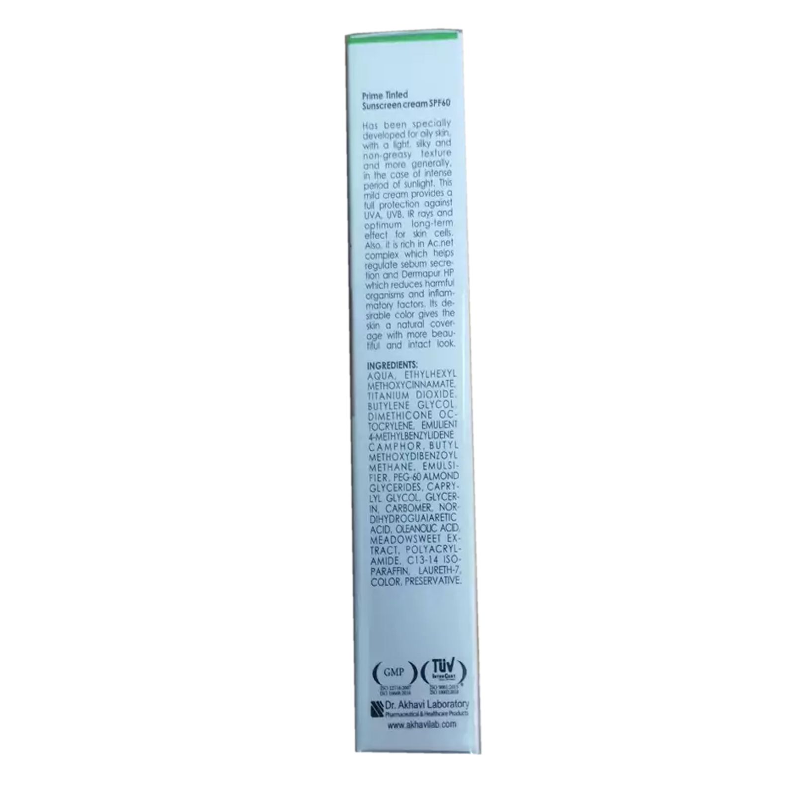 کرم ضدآفتاب رنگی پرایم، 60 SPF، مدل 02، مناسب پوست چرب و مختلط تنالیته رنگ متوسط و حجم 40 میلی‌لیتر، محافظت کننده در برابر اشعه UVA،IRو UVB، کنترل کننده ترشح سبوم، فاقد چربی و غیر کومدون‌زا، +++PA، پوشش دهنده جای جوش، با ماندگاری 3 ساعته -  - 7