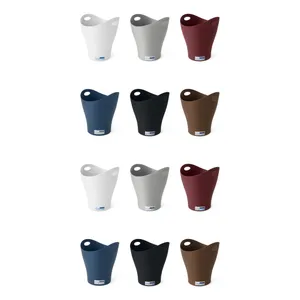 سطل زباله اداری جهان مدل دسته دار لارج بسته 12 عددی