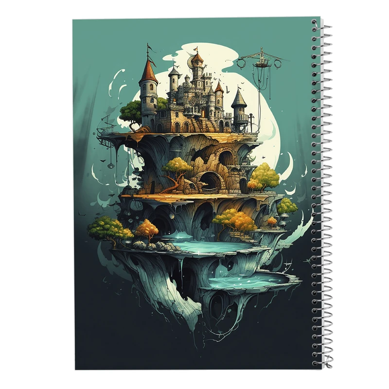 دفتر مشق 50 برگ مدوپد مدل Ghibli کد DF2474