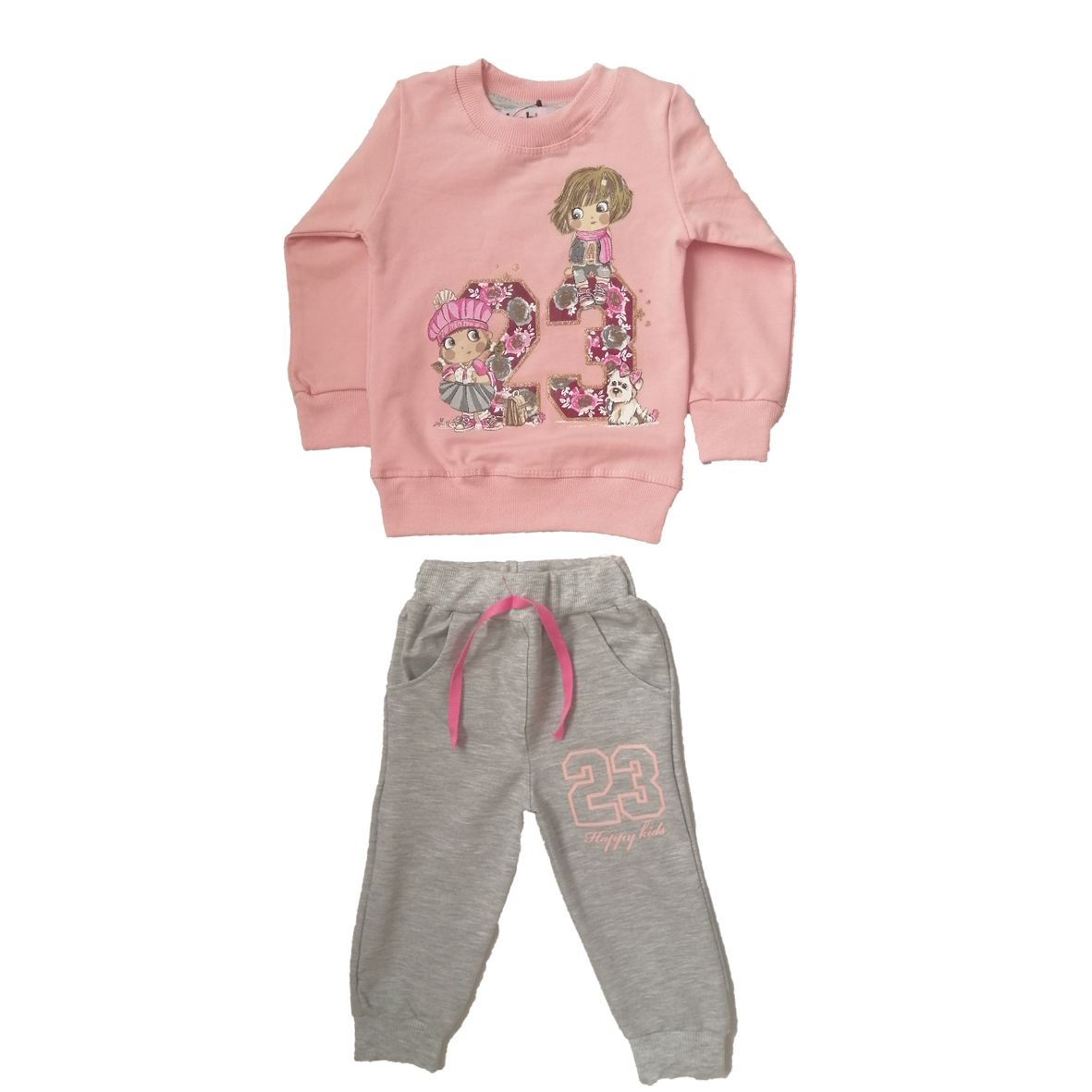 ست سویشرت و شلوار دخترانه مدل A3