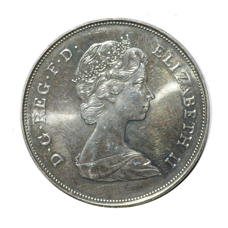 سکه تزیینی طرح  کشور انگلستان مدل 25 پنی 1980 میلادی