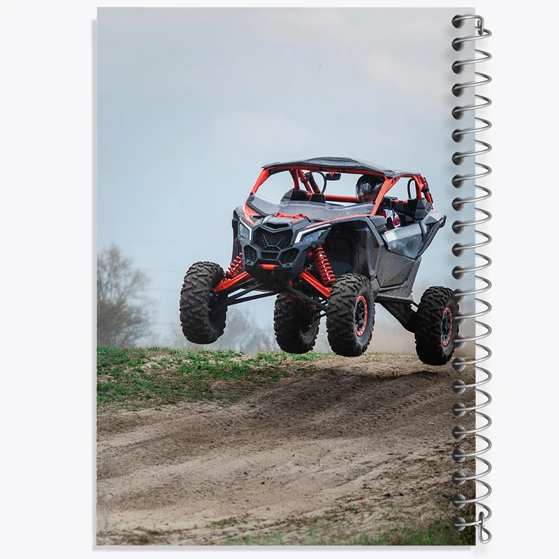 دفتر نقاشی 50 برگ خندالو طرح موتور چهار چرخ کد 37104