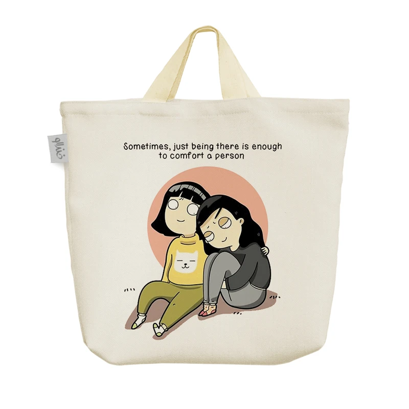 ساک خرید خندالو مدل دوستی کد H277