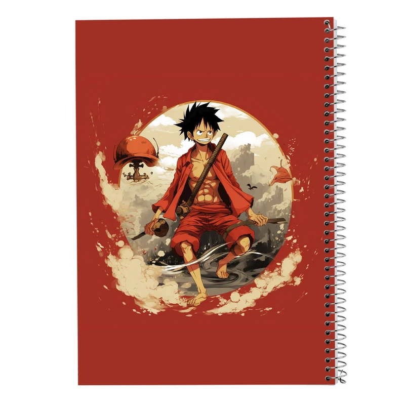 دفتر مشق 50 برگ مدوپد مدل وان پیس One Piece کد DF11658