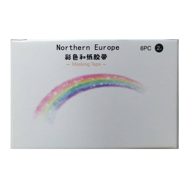 چسب نواری مدل واشی عرض 1 سانتی متر بسته 6 عددی