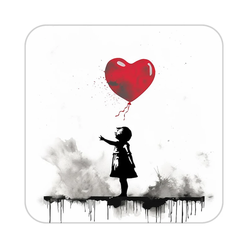 زیر لیوانی کاکتی مدل عاشقانه کد mp11554