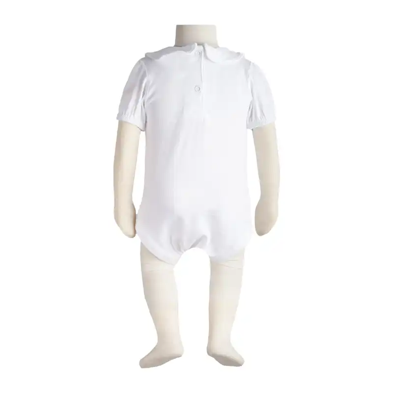 بادی آستین کوتاه نوزادی آدمک مدل یقه ب ب کد179600