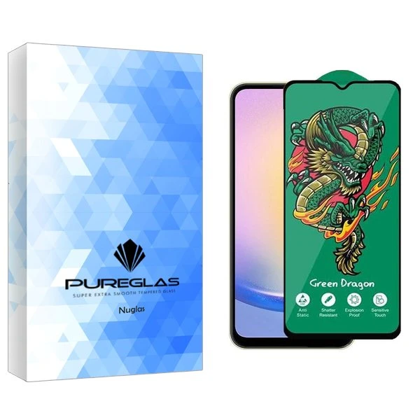 محافظ صفحه نمایش پیور گلس مدل NueGlas Green_Dragon مناسب برای گوشی موبایل سامسونگ Galaxy A25