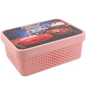 جعبه اسباب بازی کودک طرح ماشین‌ها کد PJ-109619