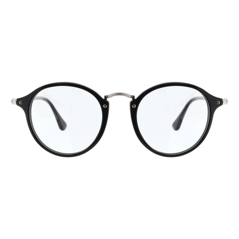 فریم عینک طبی گرد ری بن مدل 0RX2447V-2000 مناسب برای صورت مربع، بیضی، قلب و گرد