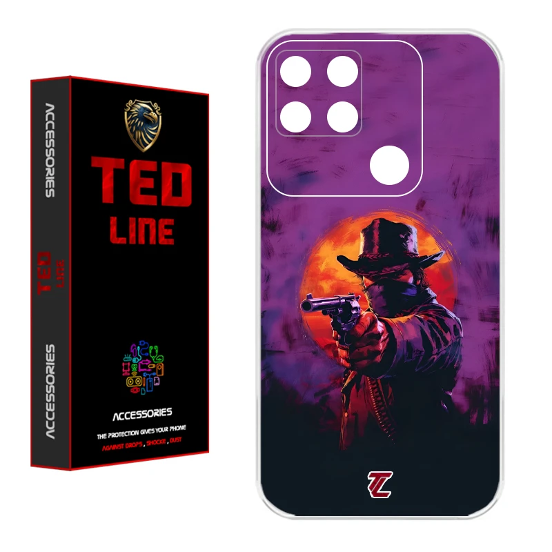 کاور تدلاین طرح رد دد ریدمپشن کد 1195 مناسب برای گوشی موبایل شیائومی Redmi 10A / 9C