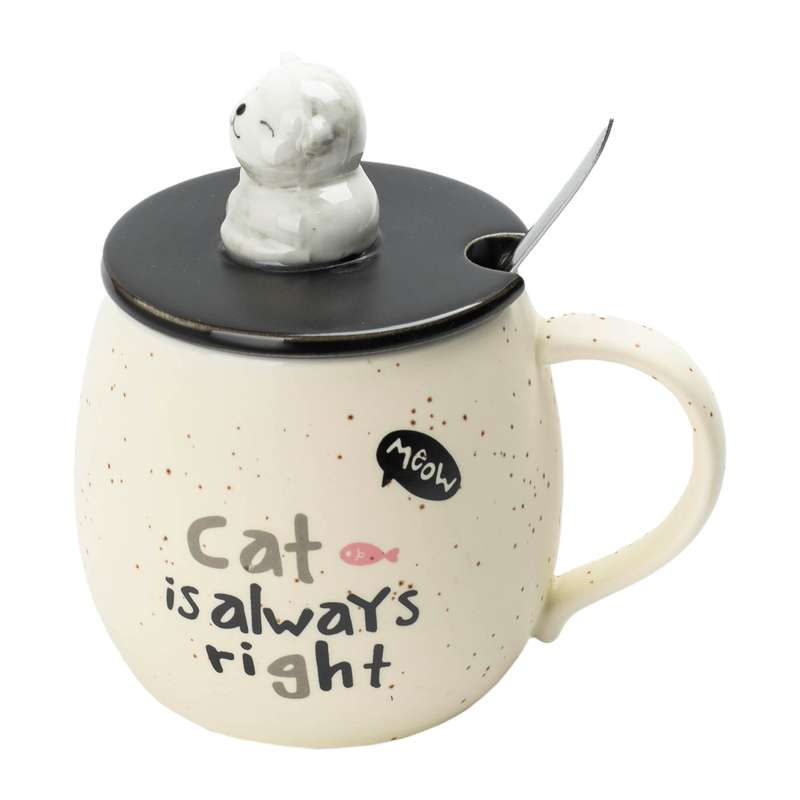 ماگ طرح Cat is always right کد 2-763