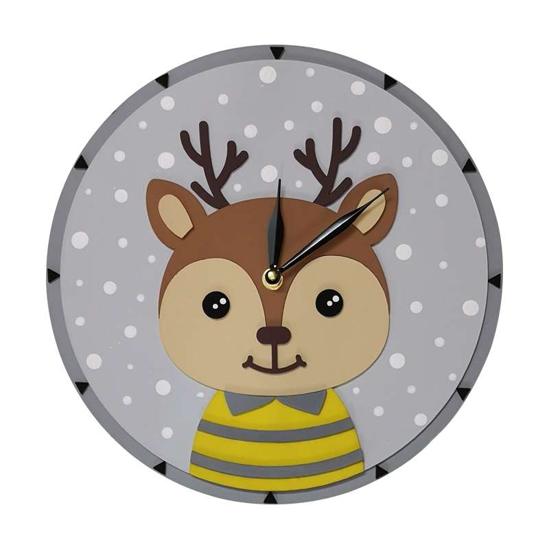 ساعت دیواری کودک مدل Mkids43-DEER(A)
