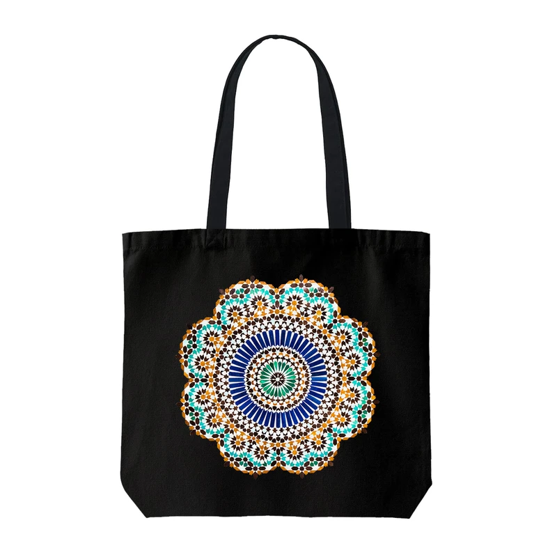 ساک خرید ترمه طراحان ایده مدل نقش قالی کد cfp1375 - S