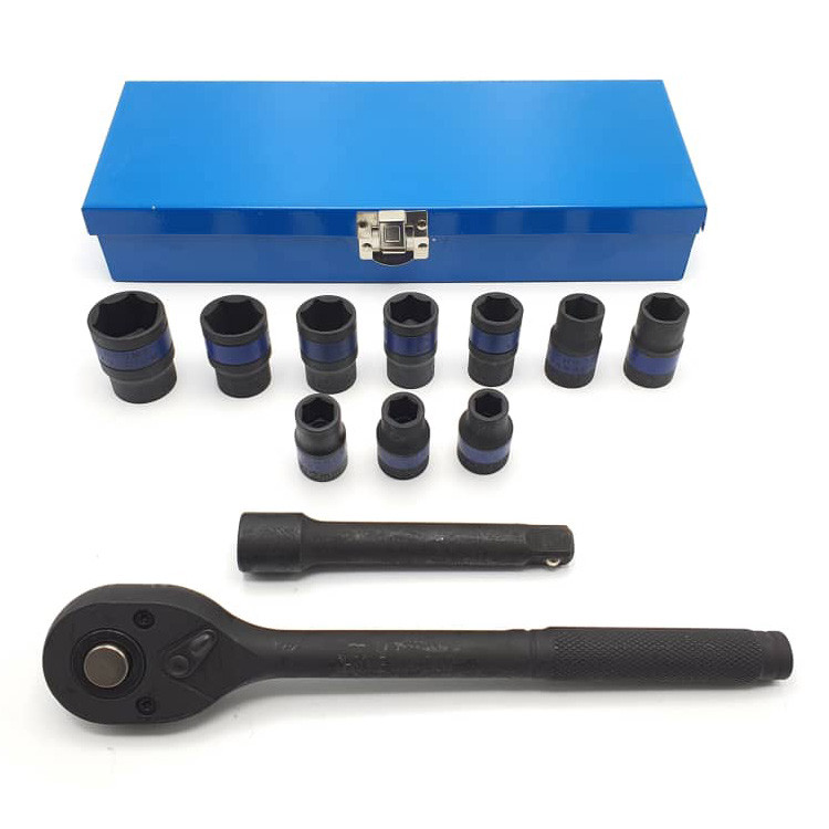 آچار بکس دکر مدل CHROME-VANADIUM مجموعه 12 عددی