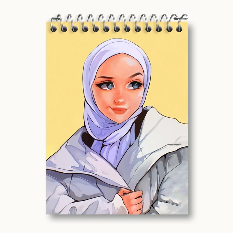 دفتر یادداشت 50 برگ خندالو مدل دخترانه کد 25649
