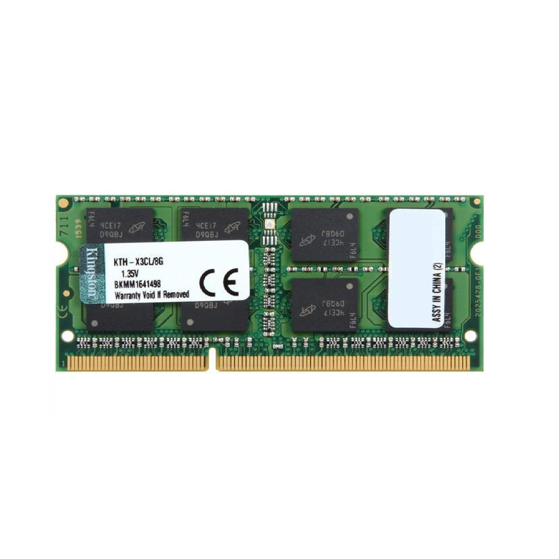 رم لپ تاپ DDR3L دو کاناله 1600 مگاهرتز CL11 کینگستون مدل 12800 ظرفیت 8 گیگابایت