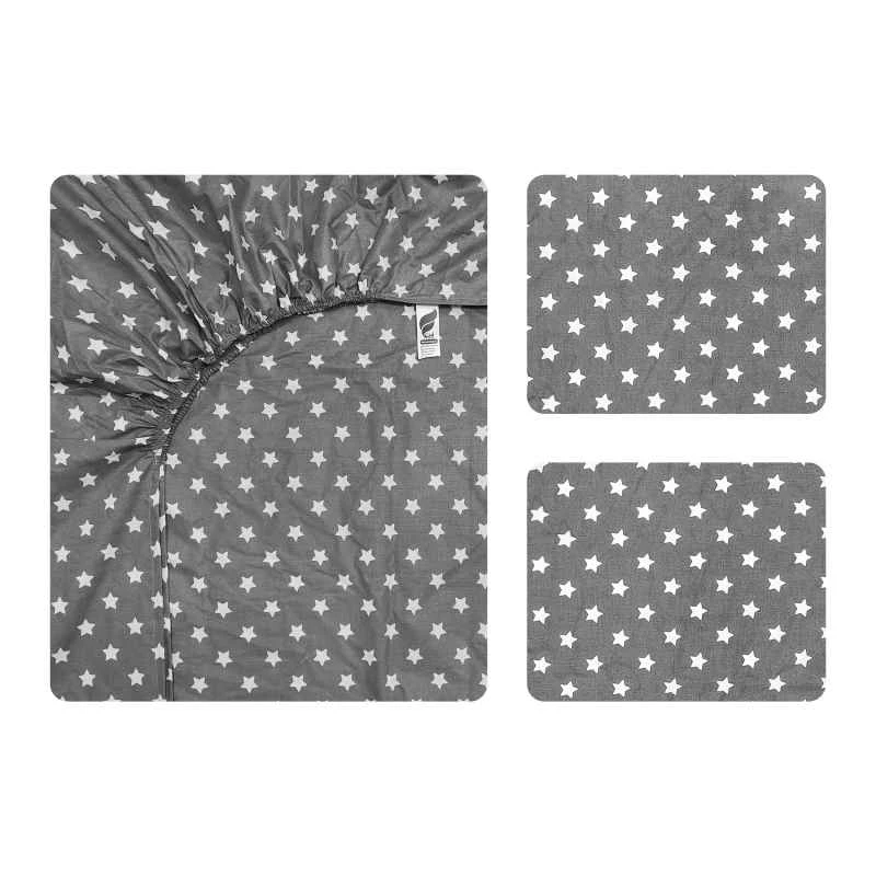 سرویس ملحفه آدنو مدل Star کد FI27 دونفره 3 تکه 