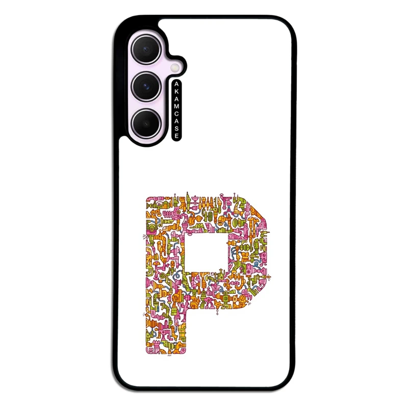 کاور آکام مدل AMC-WSGA35-ALPHADOODLEBET-16 مناسب برای گوشی موبایل سامسونگ Galaxy A35