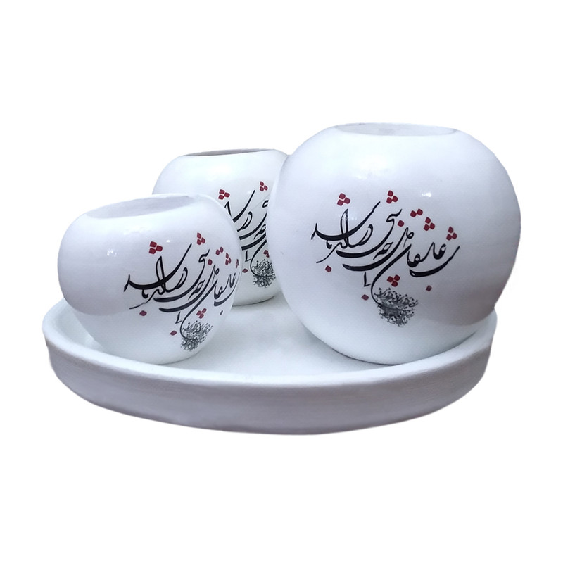 جاشمعی مدل مرغ آمین کد 111 مجموعه 4 عددی 