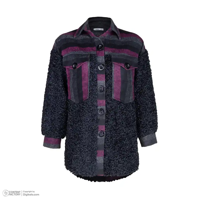 پالتو زنانه نیزل مدل 0089-155 رنگ مشکی