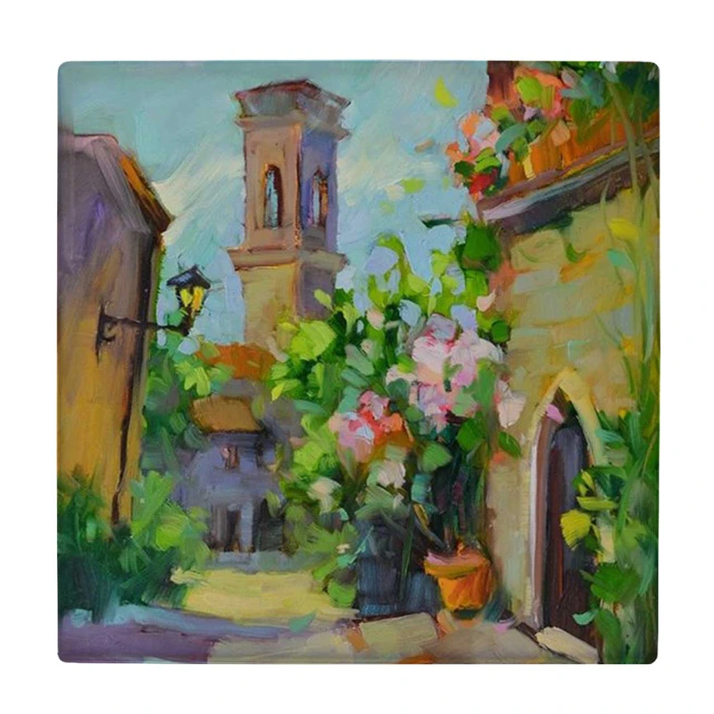 زیر لیوانی طرح نقاشی خانه های سنتی کد    4071976_2706