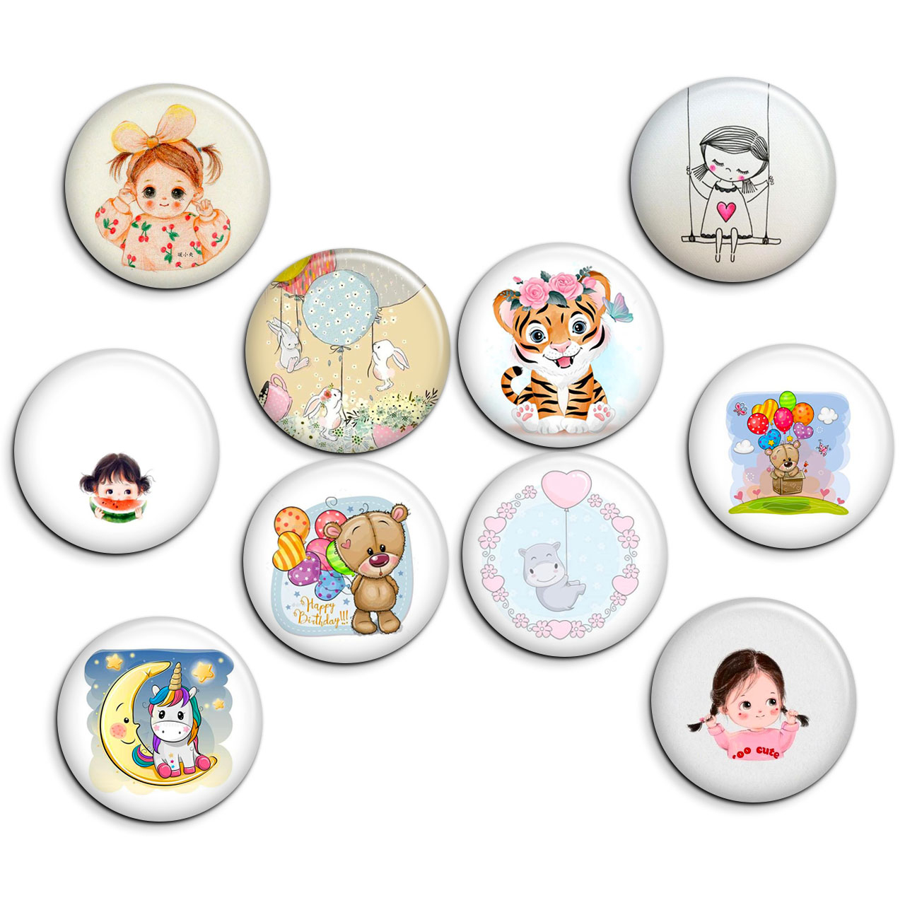 پیکسل پرمانه طرح cute کد pmg.5350 مجموعه 10 عددی