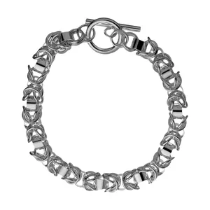 دستبند نقره زنانه مدل دیسکوفر کد ZB-B71