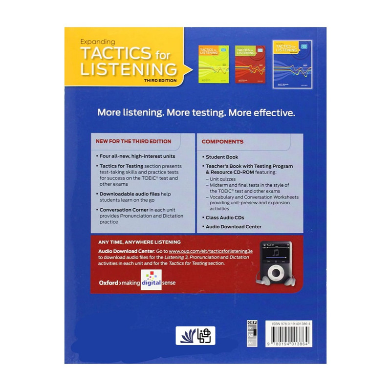 کتاب Tactics for Listening 3rd اثر Jack C.Richards انتشارات رهنما 3 جلدی کتاب Tactics for Listening 3rd اثر Jack C.Richards انتشارات رهنما 3 جلدی