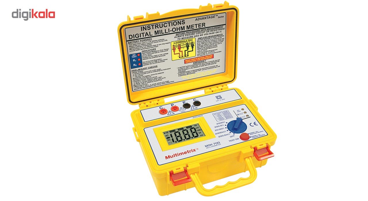 میلی اهم متر مولتی متریکس مدل MOH700