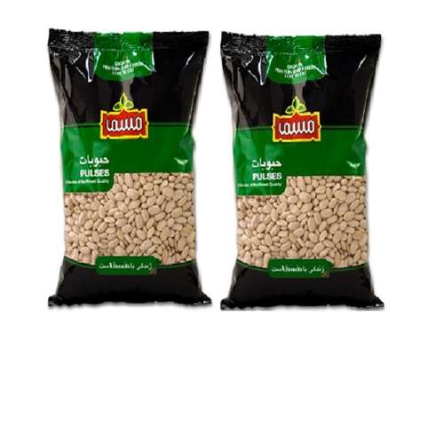 لوبیا سفید ممتاز مسما -400 گرم بسته 2 عددی