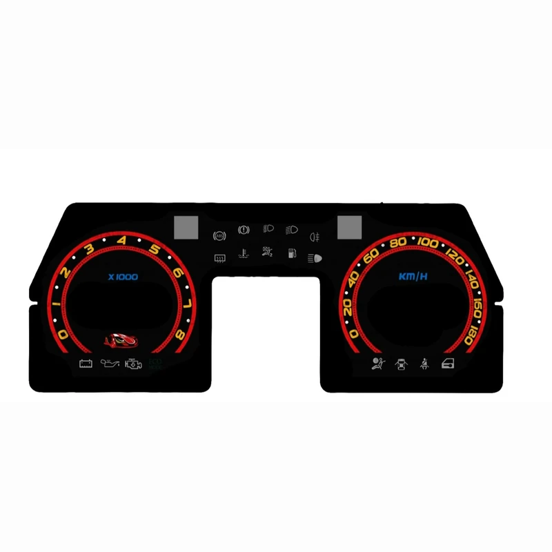 صفحه کیلومتر خودرو کد 8888 مناسب برای پراید