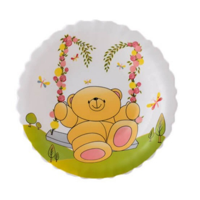 سرویس غذاخوری 5 پارچه کودک پارس اپال طرح خرس مهربون کد759