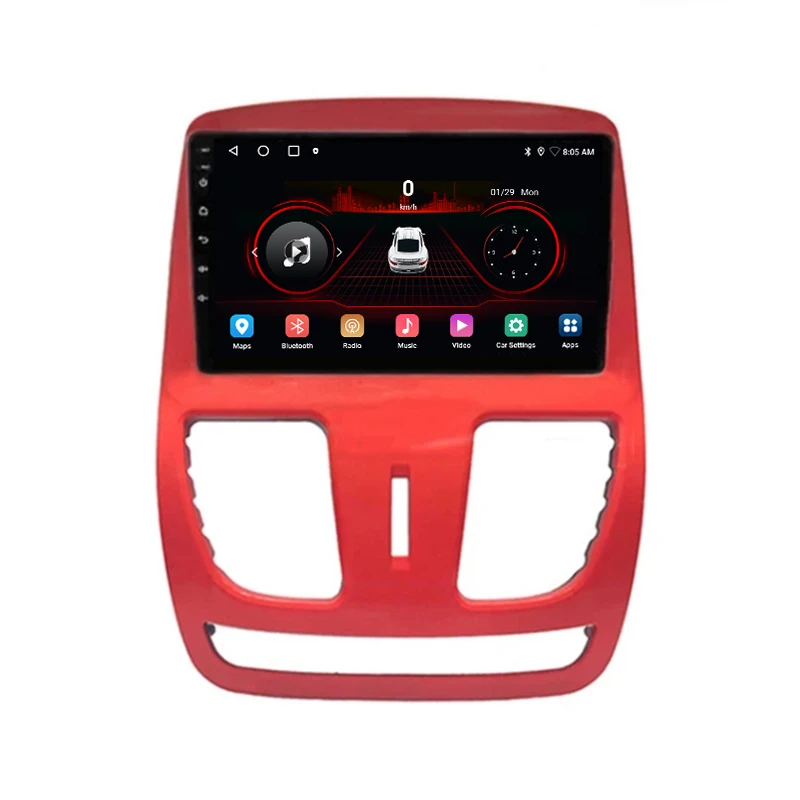 پخش کننده تصویری خودرو کاروین مدل V800 pro مناسب برای کوییک