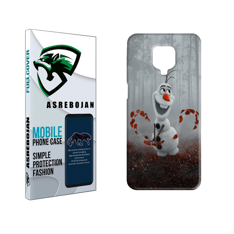 کاور عصر بوژان مدل آدم برفی کد 0180 مناسب برای گوشی موبایل شیائومی note 9 pro