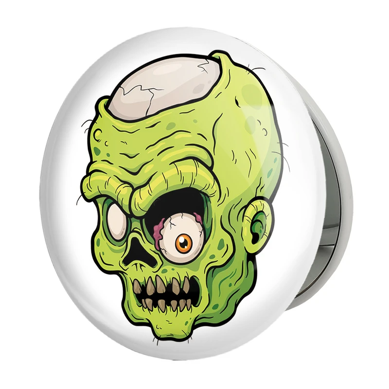 آینه جیبی خندالو طرح اسکلت مدل تاشو کد 1519 