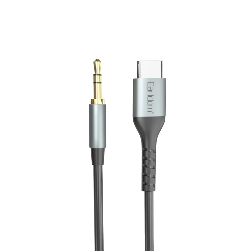 کابل تبدیل AUX به USB-C ارلدام مدل AUX73 طول 1 متر