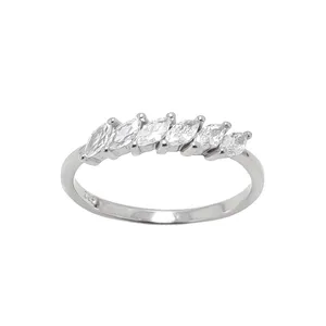 انگشتر نقره زنانه مدل مینیمال  کد 10034