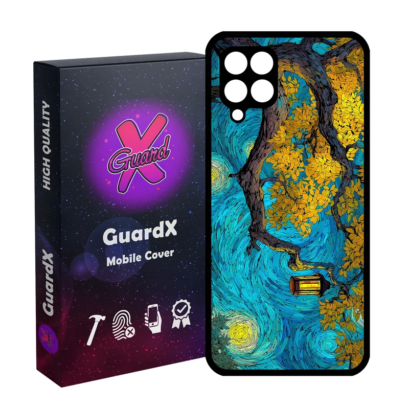 کاور گارد ایکس طرح درخت ونگوگ مدل 10936 مناسب برای گوشی موبایل سامسونگ Galaxy A12/M12/F12
