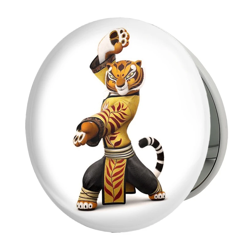 آینه جیبی خندالو طرح پاندا کونگ فو کار مدل تاشو کد 1378 