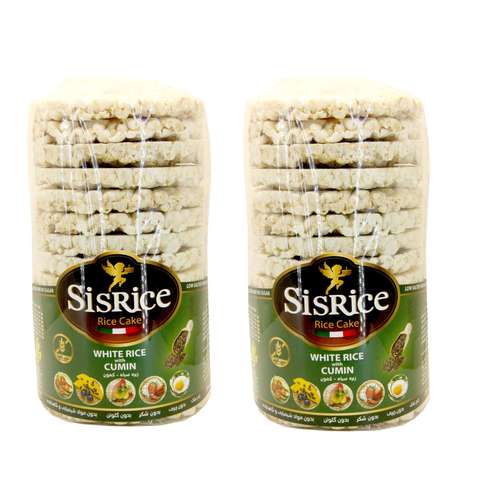 رایس کیک زیره سیاه سیس رایس - 120 گرم بسته 2 عددی