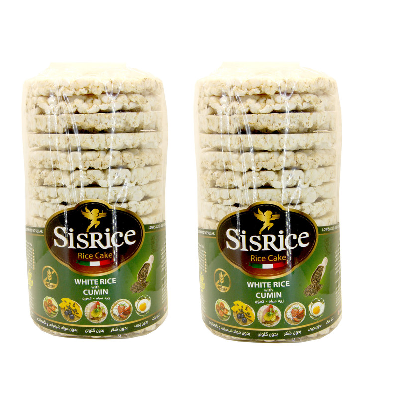 رایس کیک زیره سیاه سیس رایس - 120 گرم بسته 2 عددی
