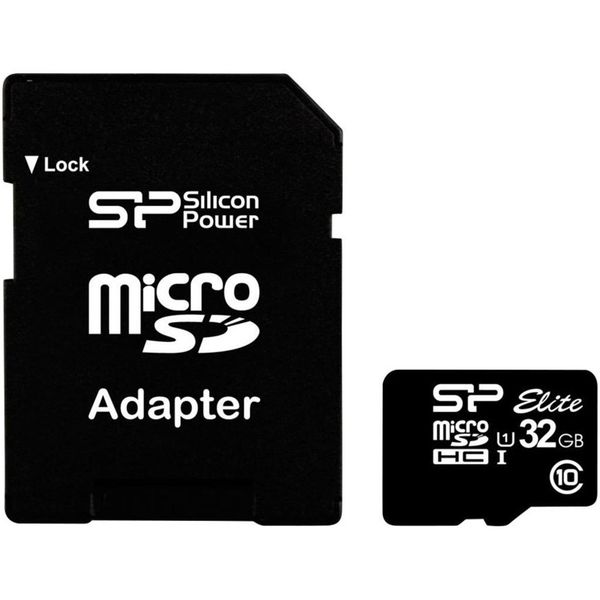 کارت حافظه microSDHC سیلیکون پاور مدل Elite کلاس 10 استاندارد UHS-I U1 سرعت85MBps همراه با آداپتور SD ظرفیت 32 گیگابایت کارت حافظه microSDHC سیلیکون پاور مدل Elite کلاس 10 استاندارد UHS-I U1 سرعت85MBps همراه با آداپتور SD ظرفیت 32 گیگابایت