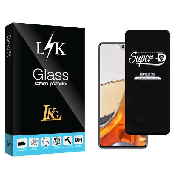 محافظ صفحه نمایش شیشه ای ال کا جی مدل LK Glass SuperD مناسب برای گوشی موبایل شیائومی 11T Pro 5G 2107113SG