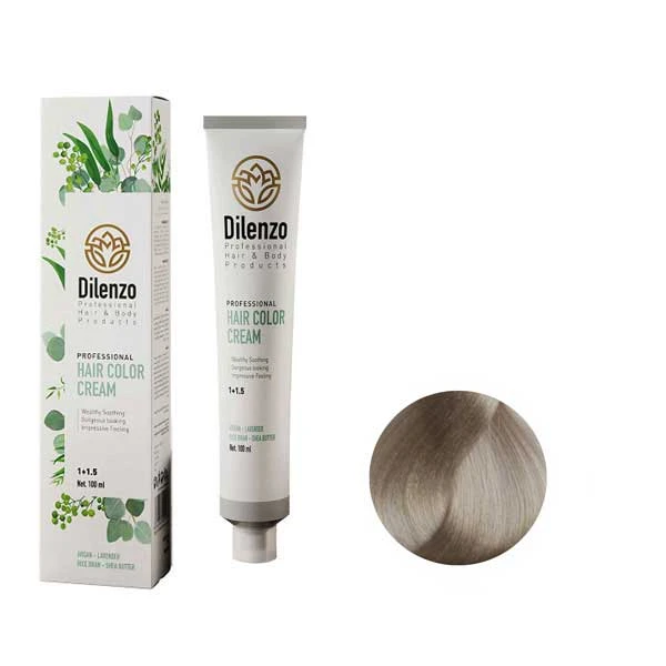 رنگ مو دیلنزو شماره 9K حجم 100 میلی لیتر رنگ بلوند خیلی دودی روشن