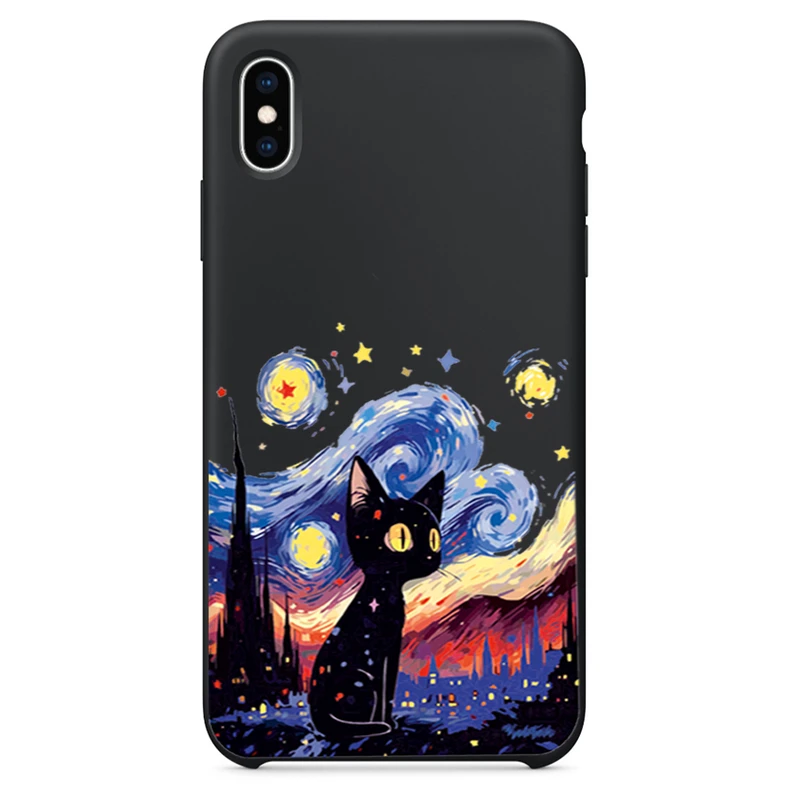 کاور طرح Black Cat مناسب برای گوشی موبایل اپل iPhone X/XS