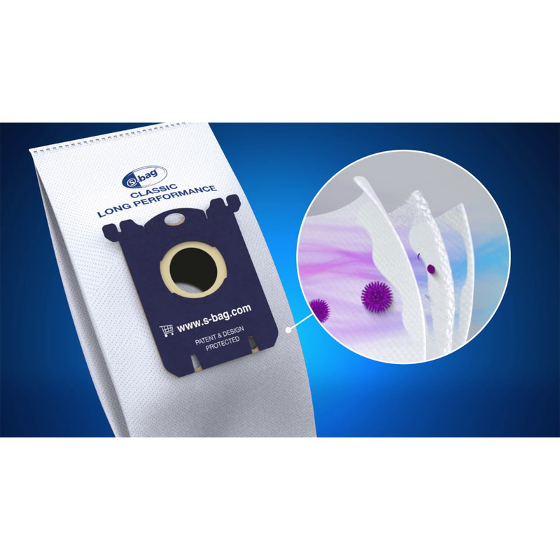 پاکت جاروبرقی اس-بگ مدل Classic Long 5 مناسب برای جاروبرقی های فیلیپس و آاگ و الکترولوکس و دوو