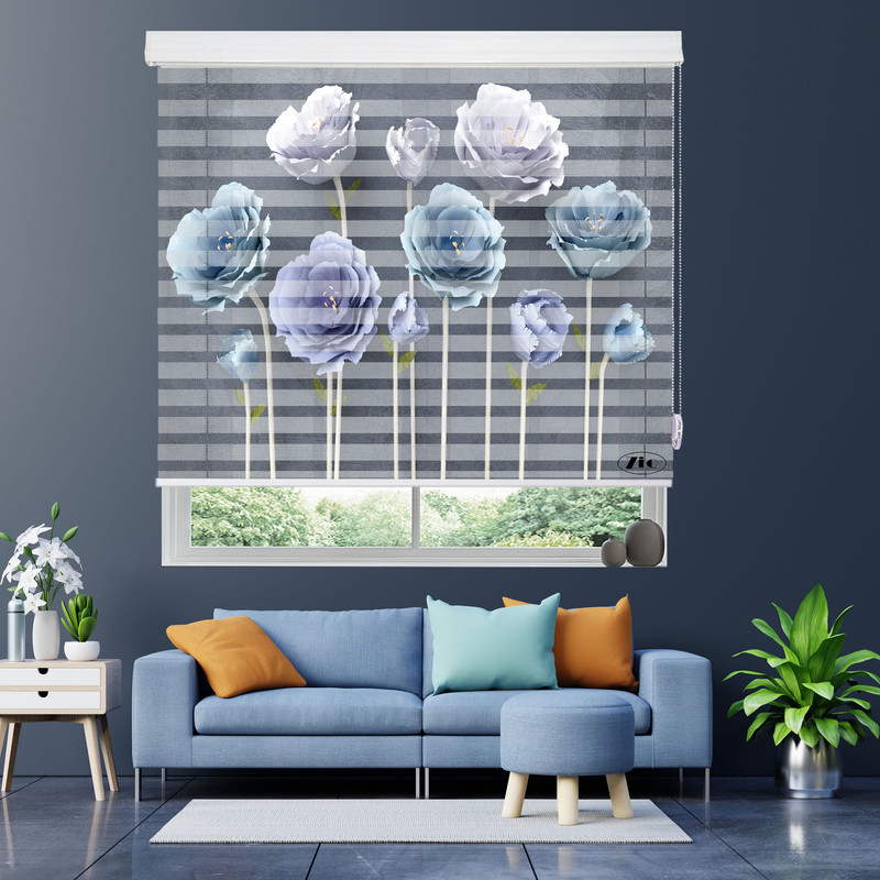 پرده زبرا زیو مدل 3D-1058 سایز 200x200 سانتی متر